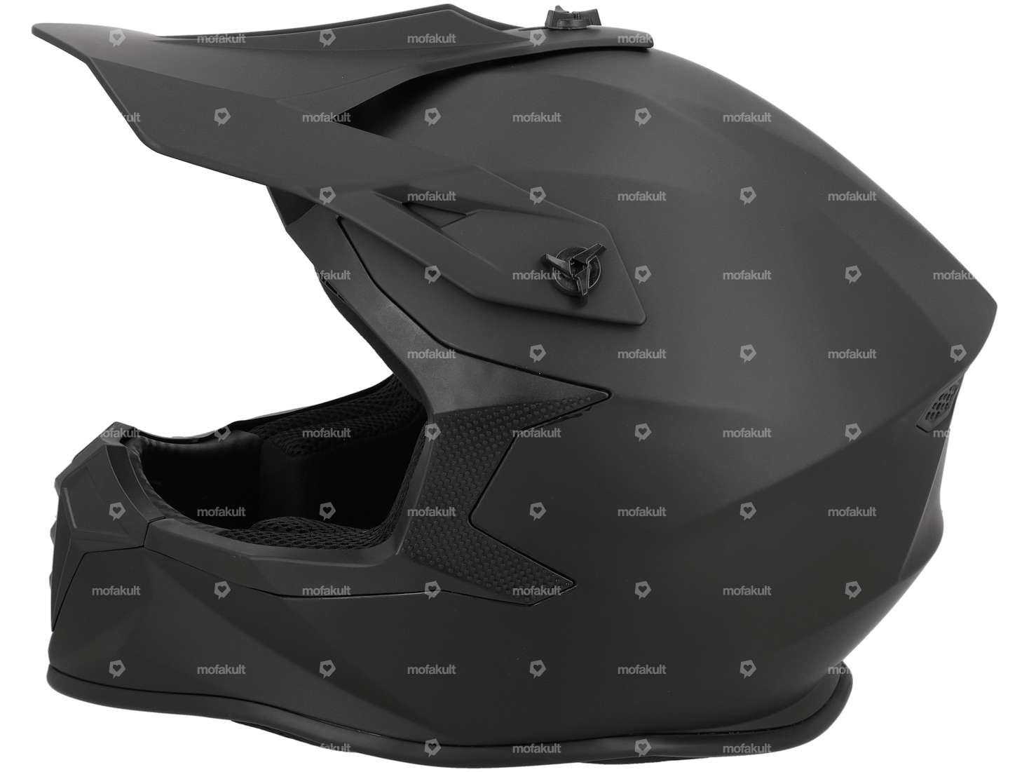 gms casque de cross "Fortis" noir-mat Carousel Image 2