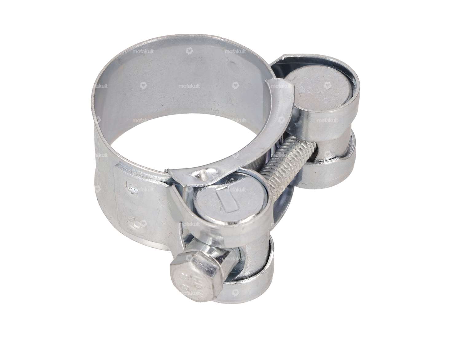 Schraubschelle massiv 26 - 28 mm W1 verzinkt Carousel Image 1