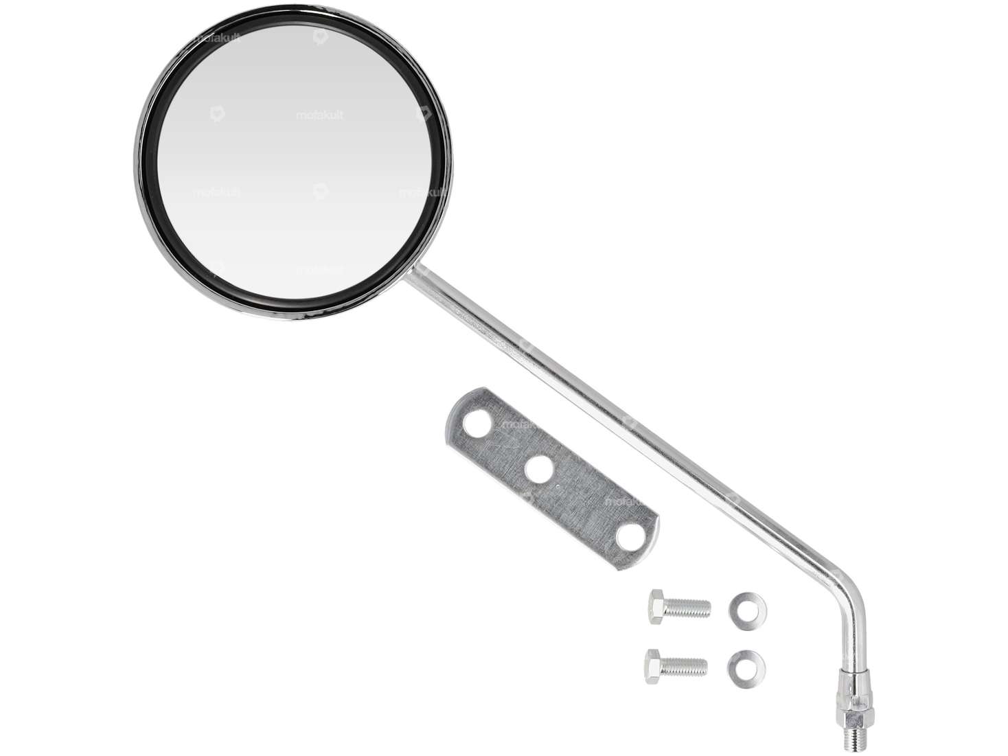 Vicma Spiegel rund Ø 106 mm links chrom | Vespa Largeframe, Smallframe Carousel Image 1