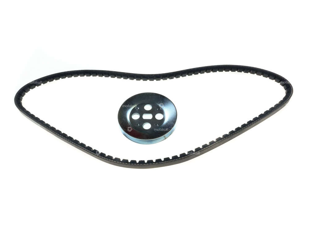 CIF Pully 80 mm V-belt 940 mm set | Piaggio Ciao Carousel Image 1
