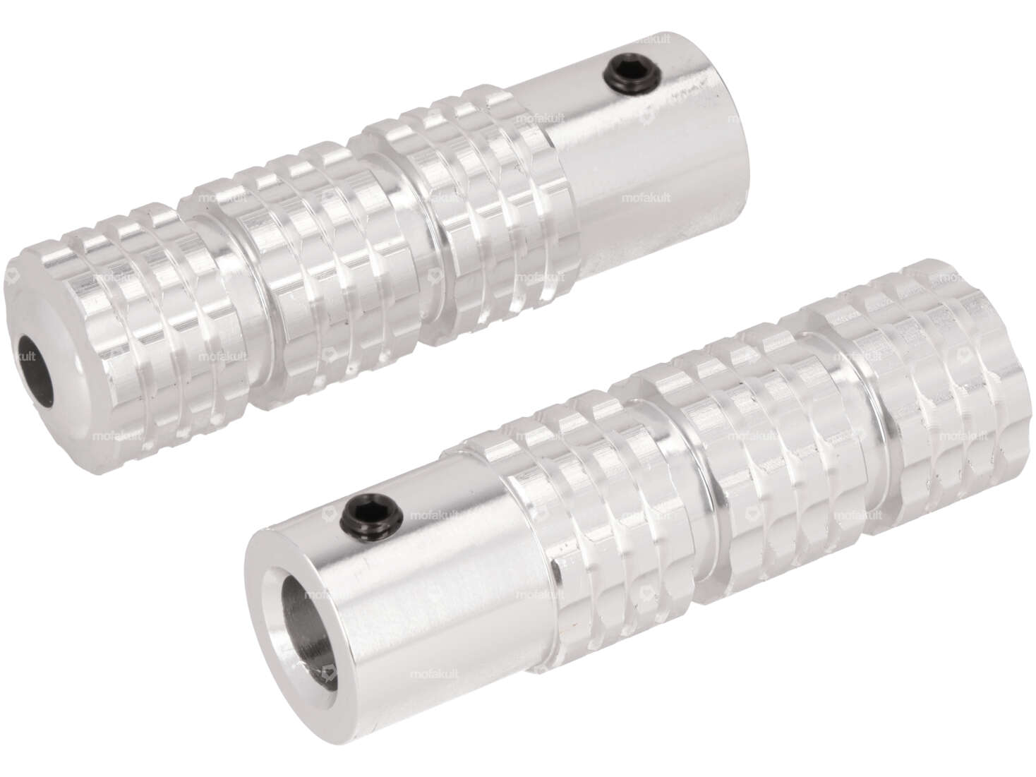 GPO footrests, bare aluminum Carousel Image 1