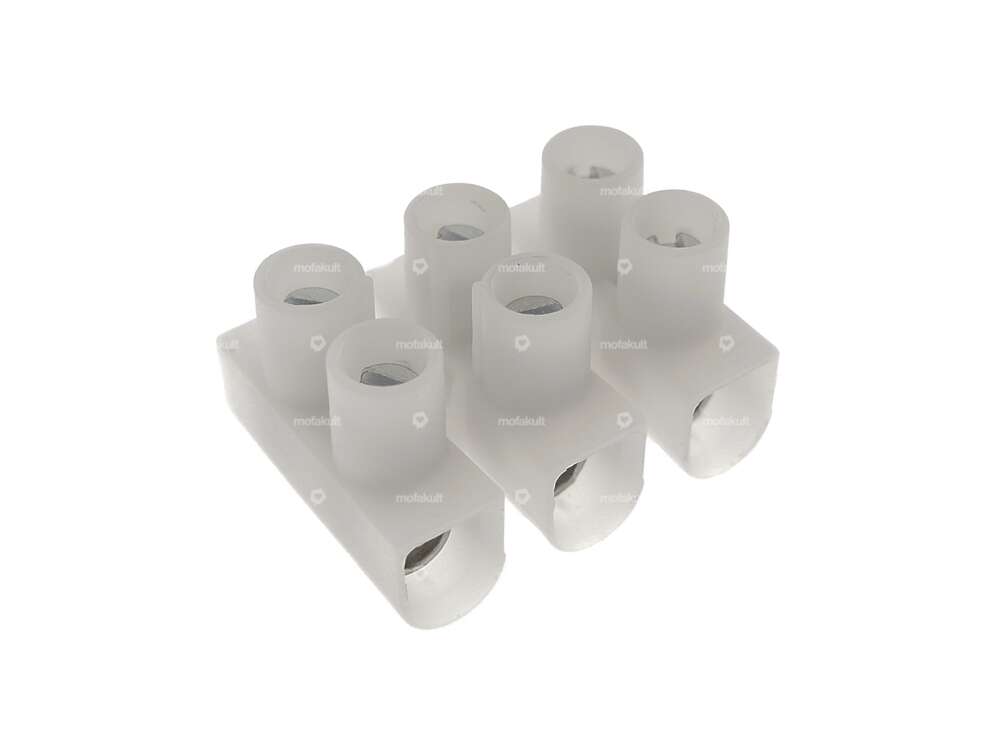 Terminale Luster a 3 poli bianco piccolo (0,1 - 2,5 mm²) Carousel Image 1