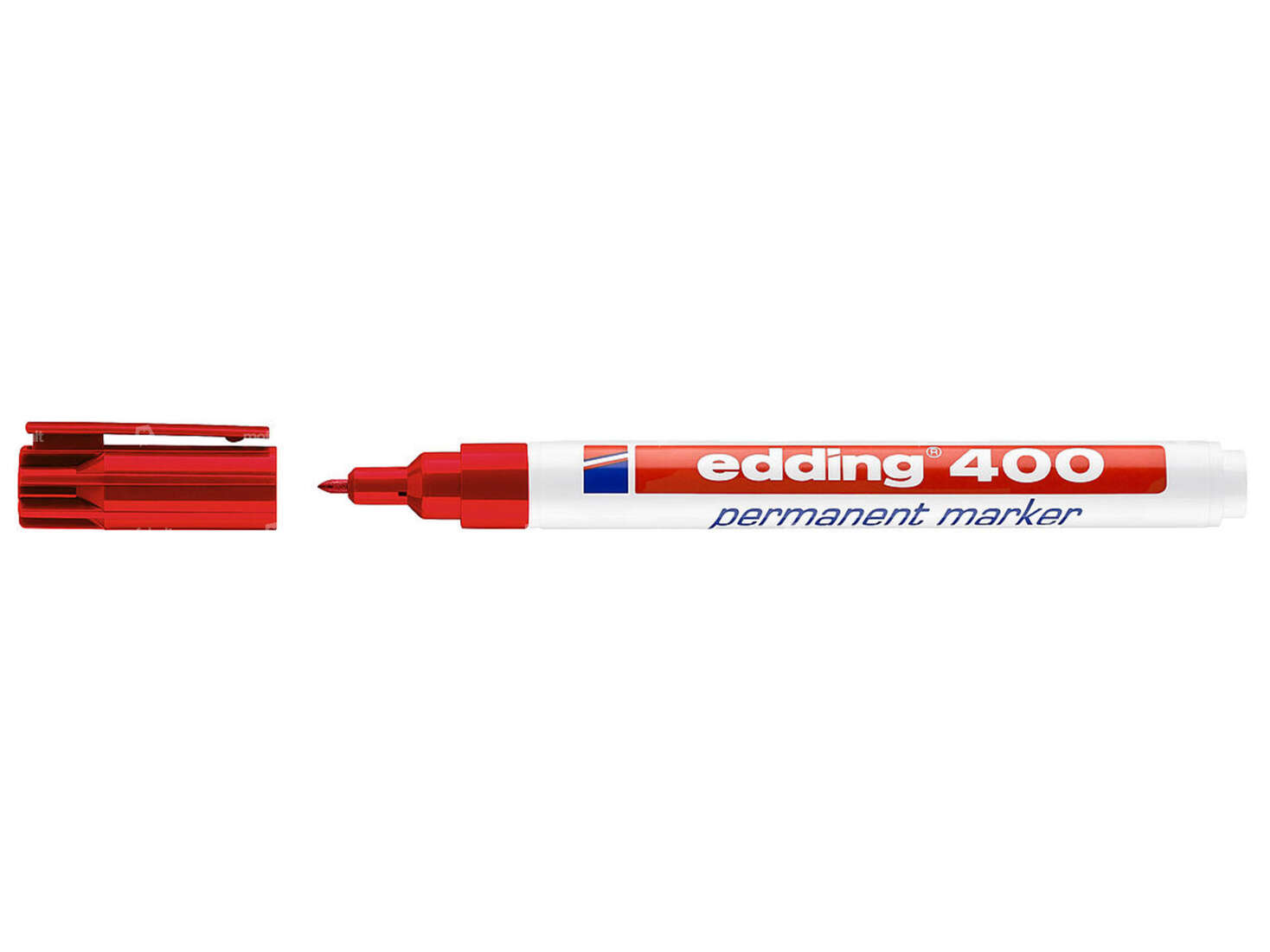 edding 400 Permanentmarker 1 mm rot Carousel Image 1