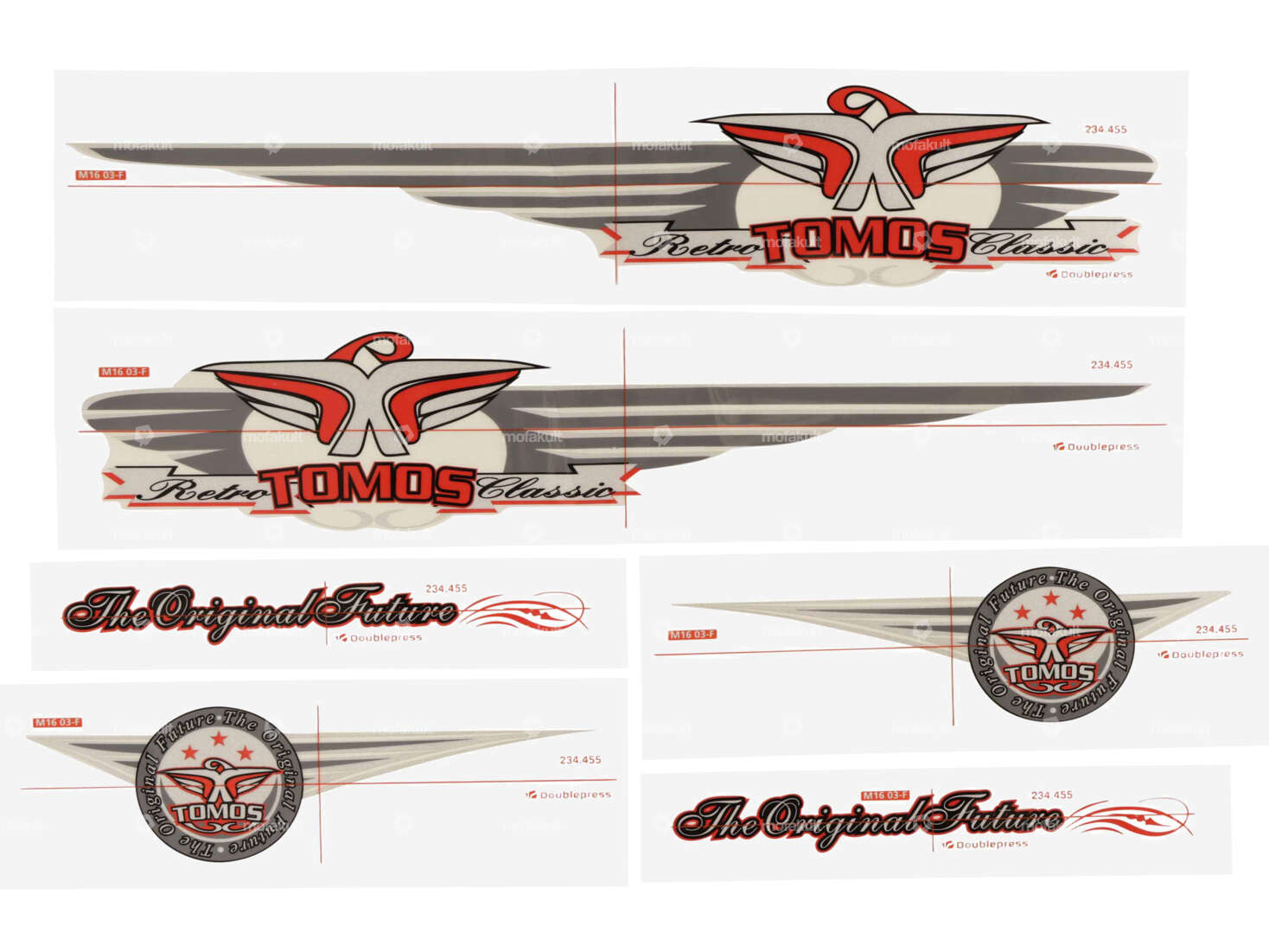 Set di adesivi Tomos "The Original Future Carousel Image 1