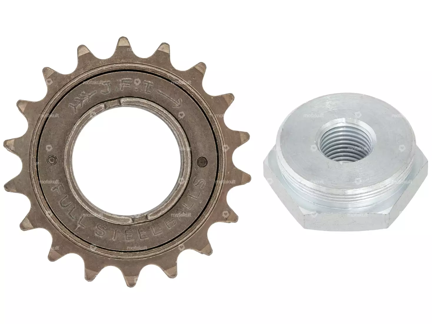 Roue Libre, 11 Roues Libres Plaquées Nickel Avec Plusieurs Dents