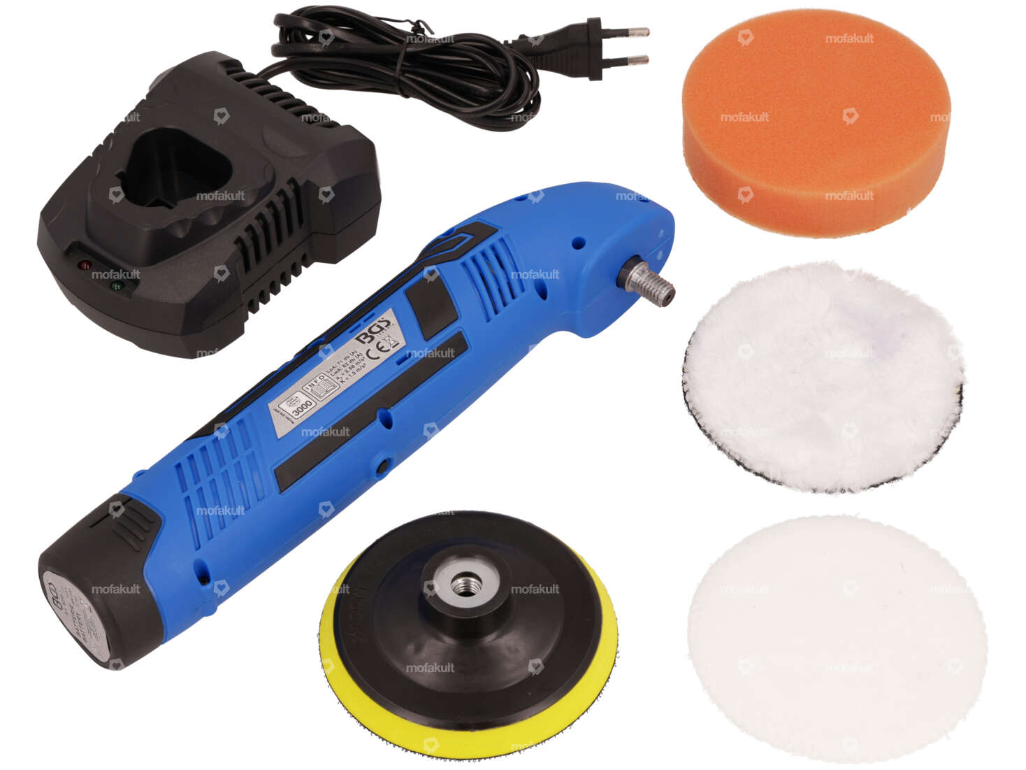 BGS angle polishing machine set 10.8 V (battery operation) Carousel Image 1