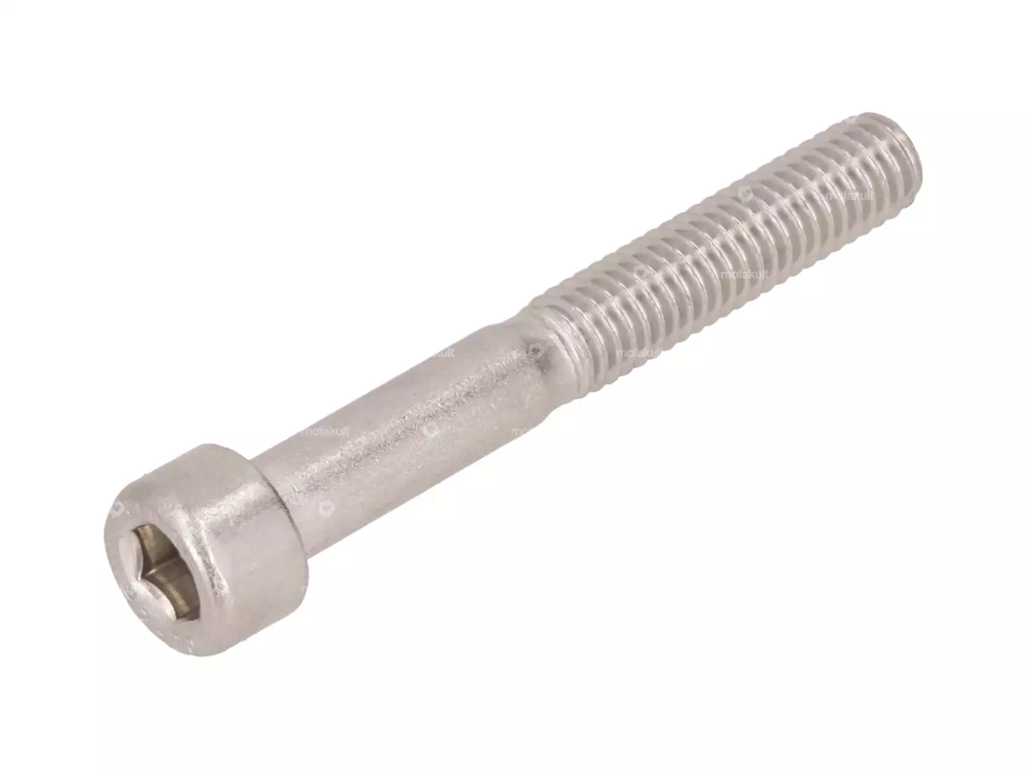 Lot De 50 Vis Mécaniques M6 X 120 Mm - Tête Cylindrique 6 Pans Creux - Acier Carbone Zingué - Partiellement Filetées
