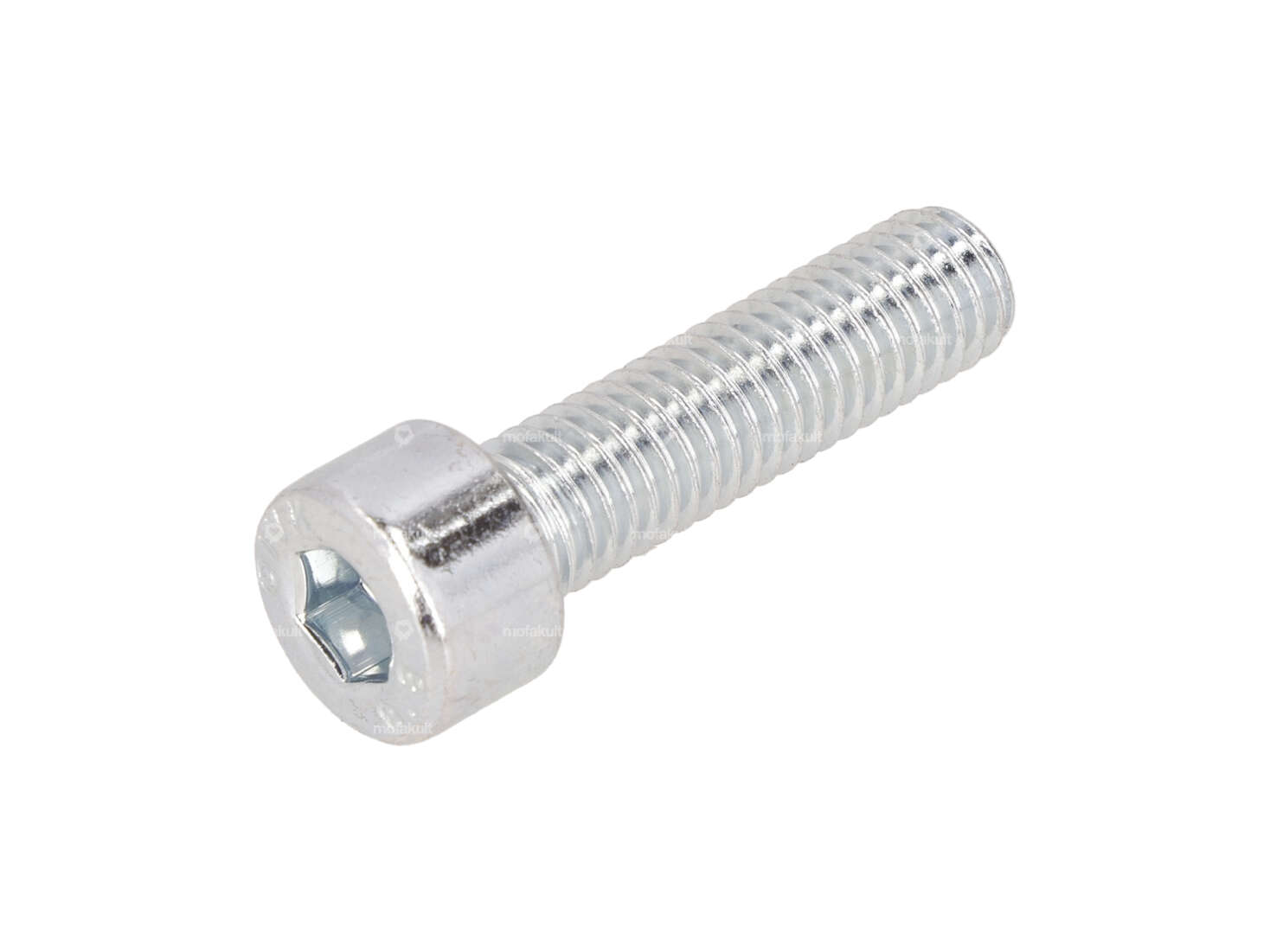 Vis M8x30 tête cylindrique six pans creux zingué Carousel Image 1