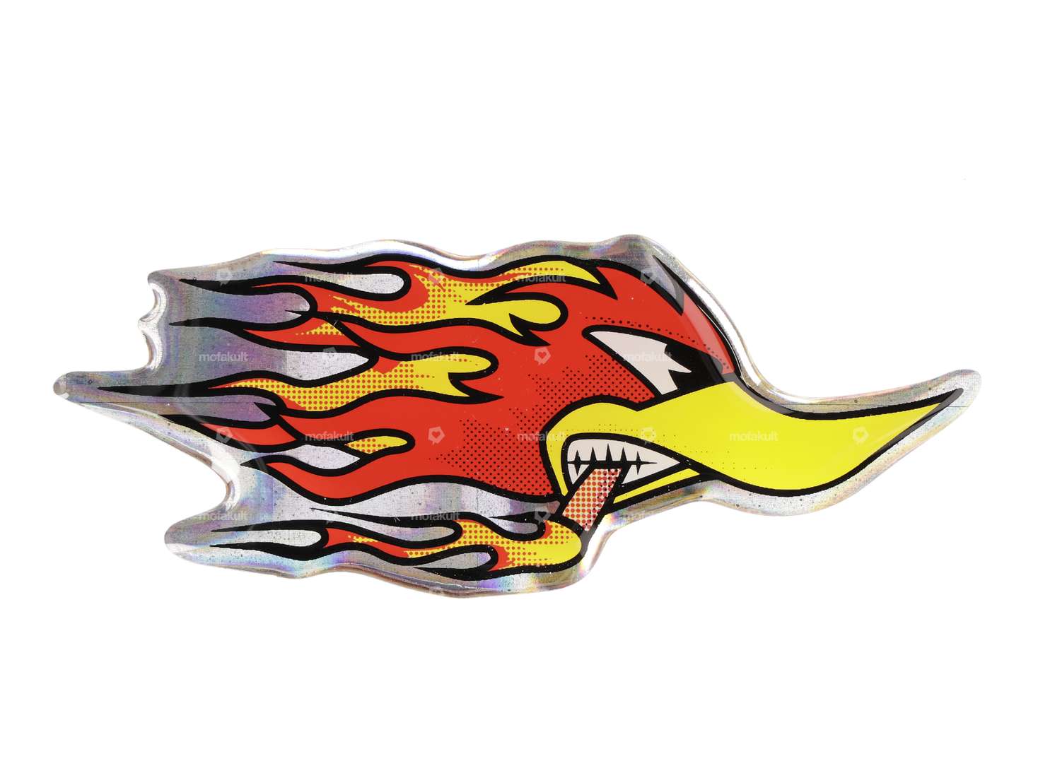 Anatra di fuoco a destra colla gel 3D Carousel Image 1