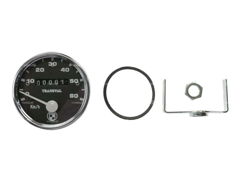 Transval speedometer "Puch" 60 km/h Ø 60 mm Carousel Image 3