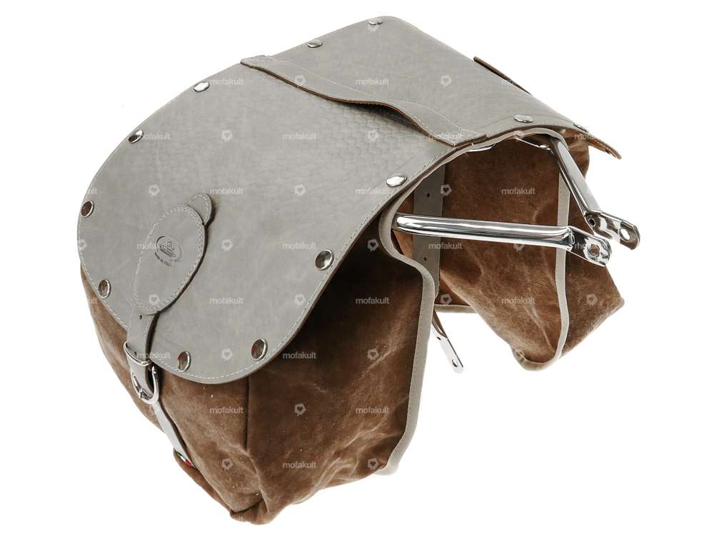 Gepäcktasche Oldschool braun Carousel Image 4