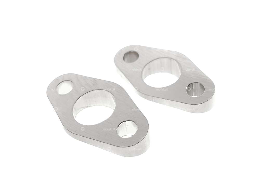 Flangia collettore di aspirazione in alluminio angolata Carousel Image 2