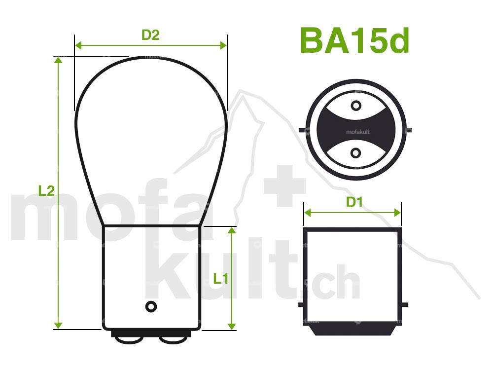 GPO Scheinwerfer eckig schwarz (ohne Schalter) Carousel Image 3
