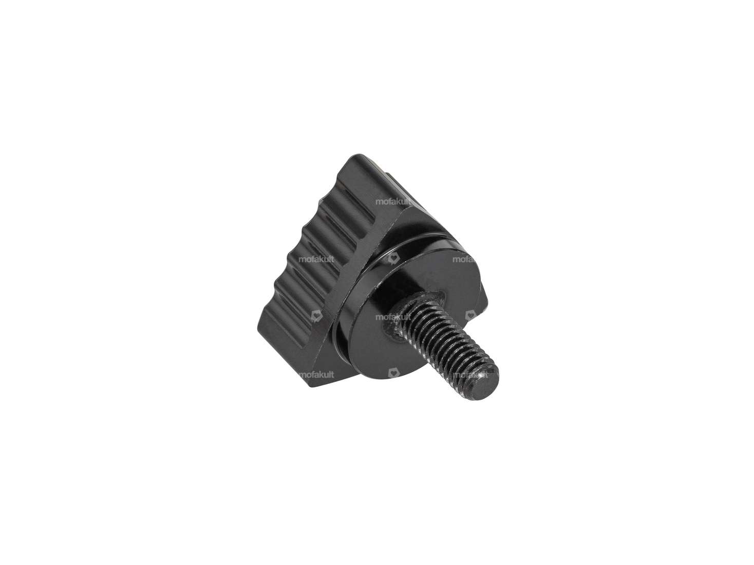 66HEROES vite di protezione laterale CNC 13 mm alluminio nero (materiale solido) Carousel Image 2