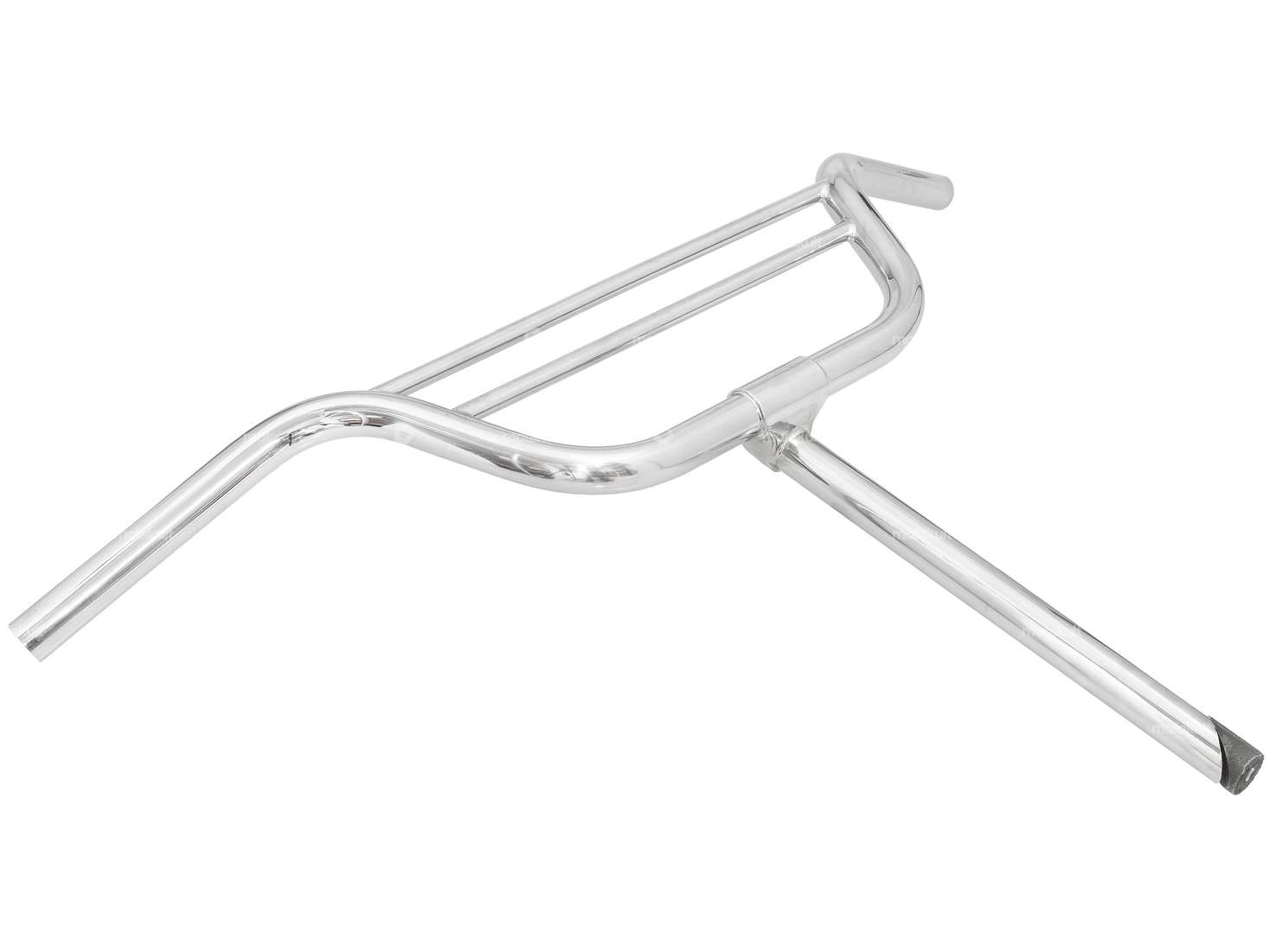 Handlebar stem 15 cm curved with 2 chrome struts Carousel Image 2