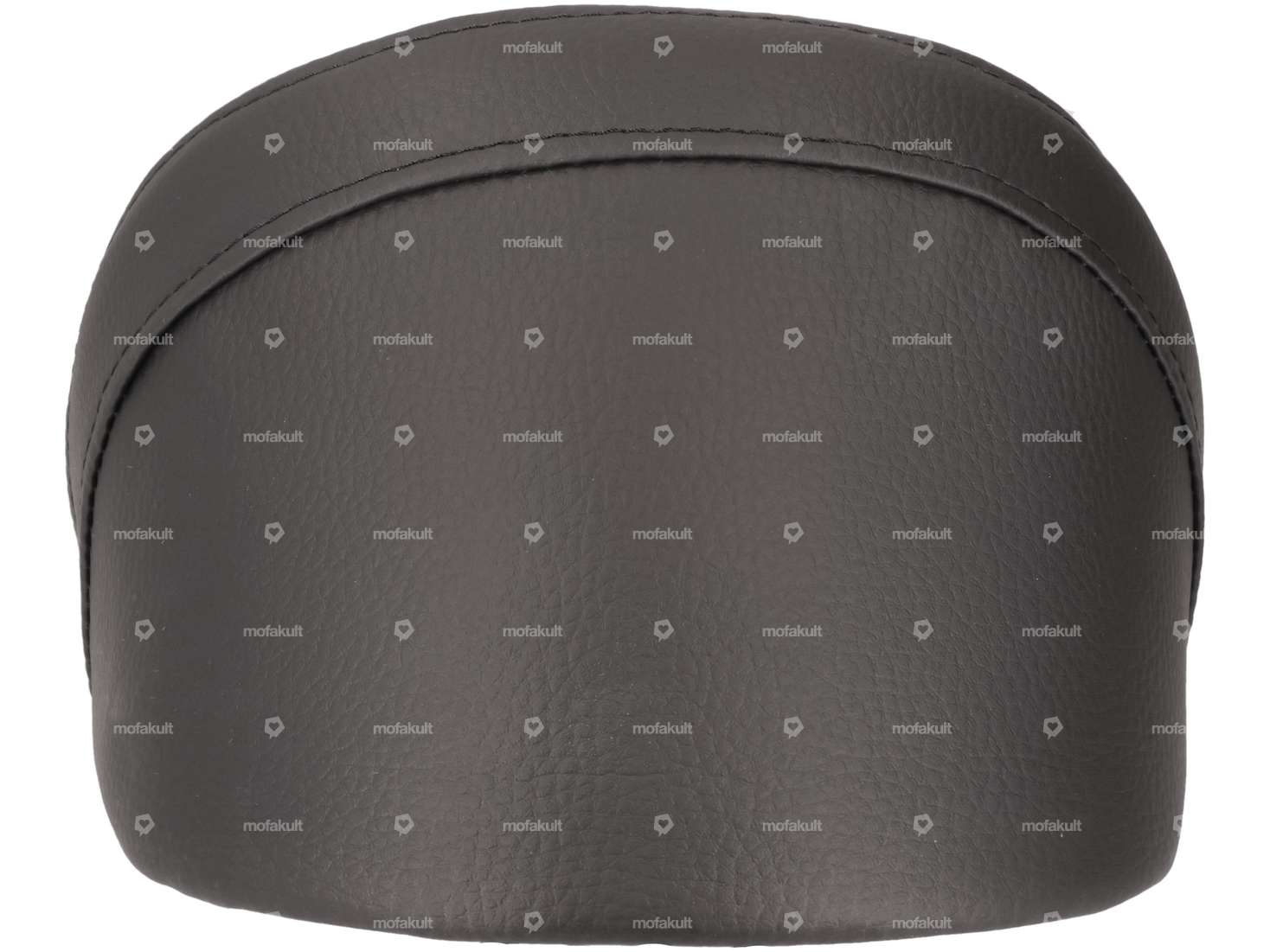 Panchina con rivetti, molleggiata, nera Carousel Image 3