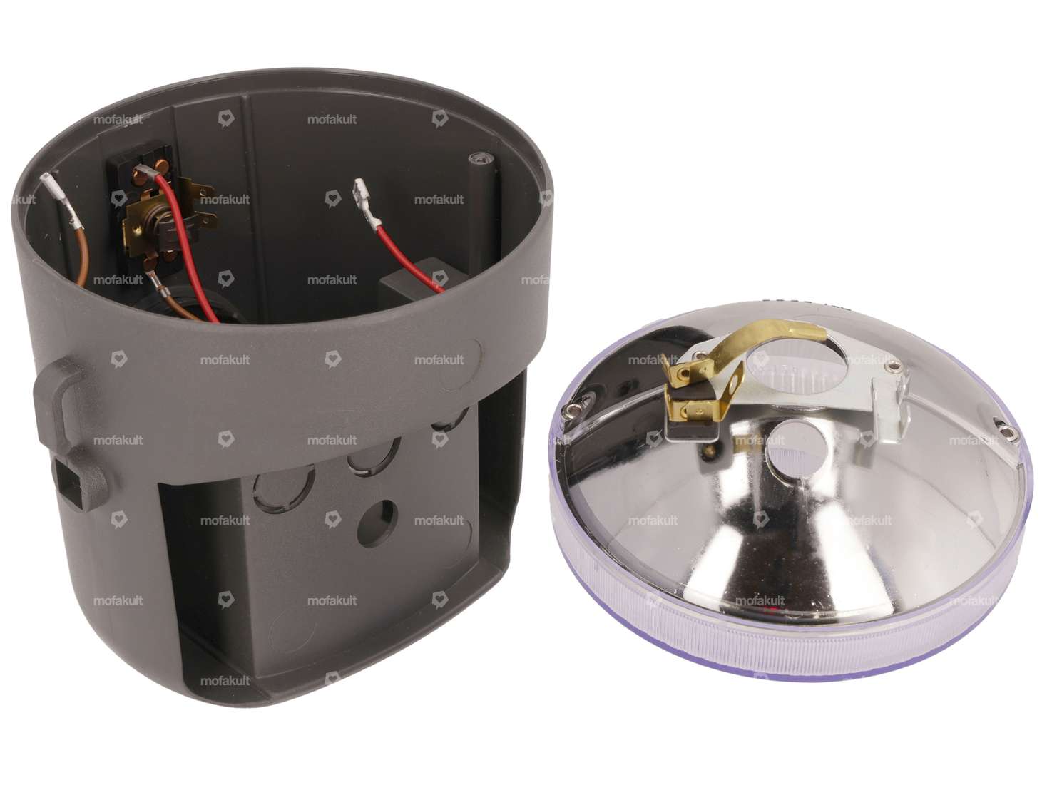 Headlight round gray (3 switch positions) | Piaggio SI Carousel Image 3