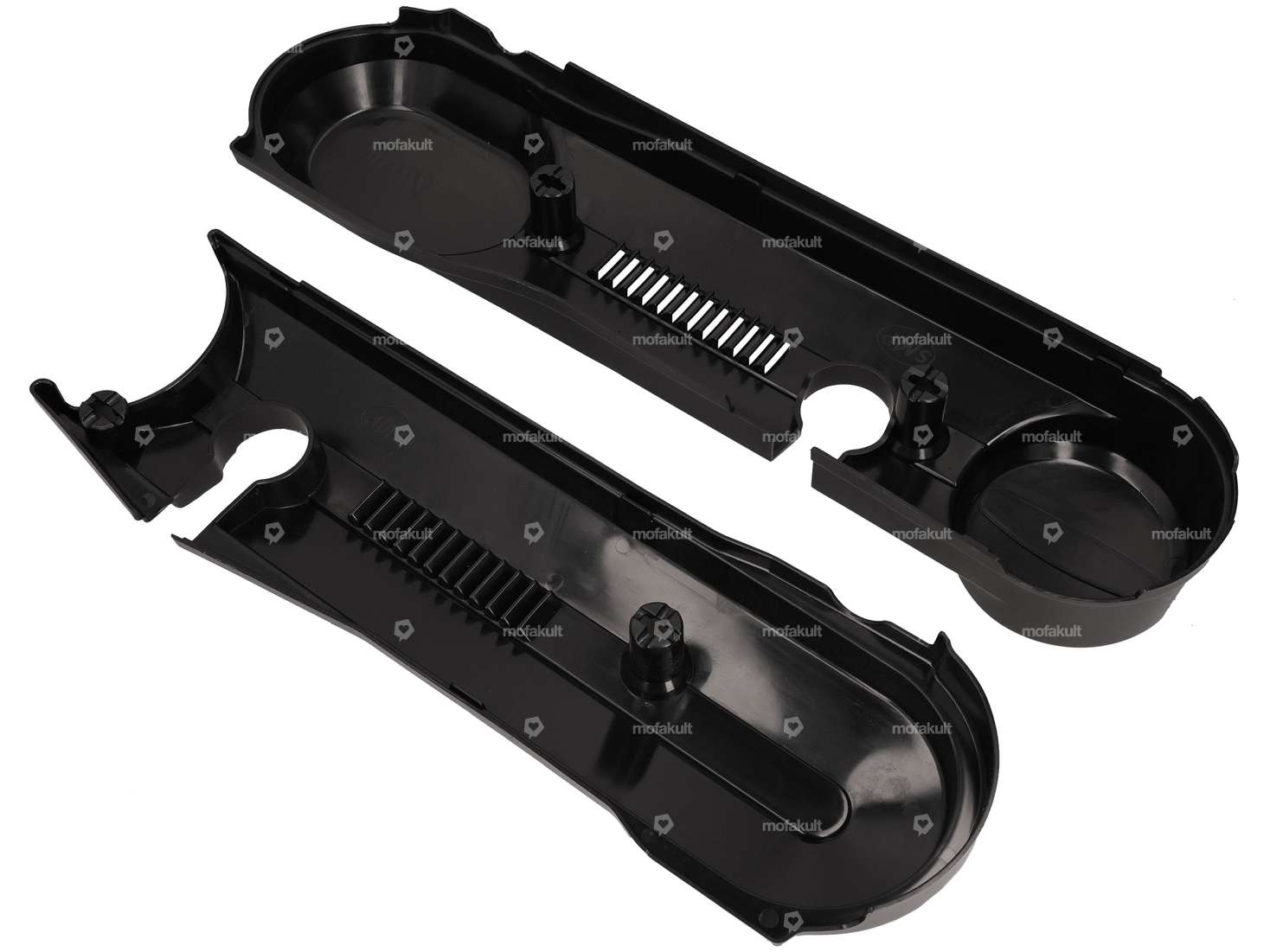 Protezioni laterali nere | Honda Camino (Hobbit) PA50 Carousel Image 2