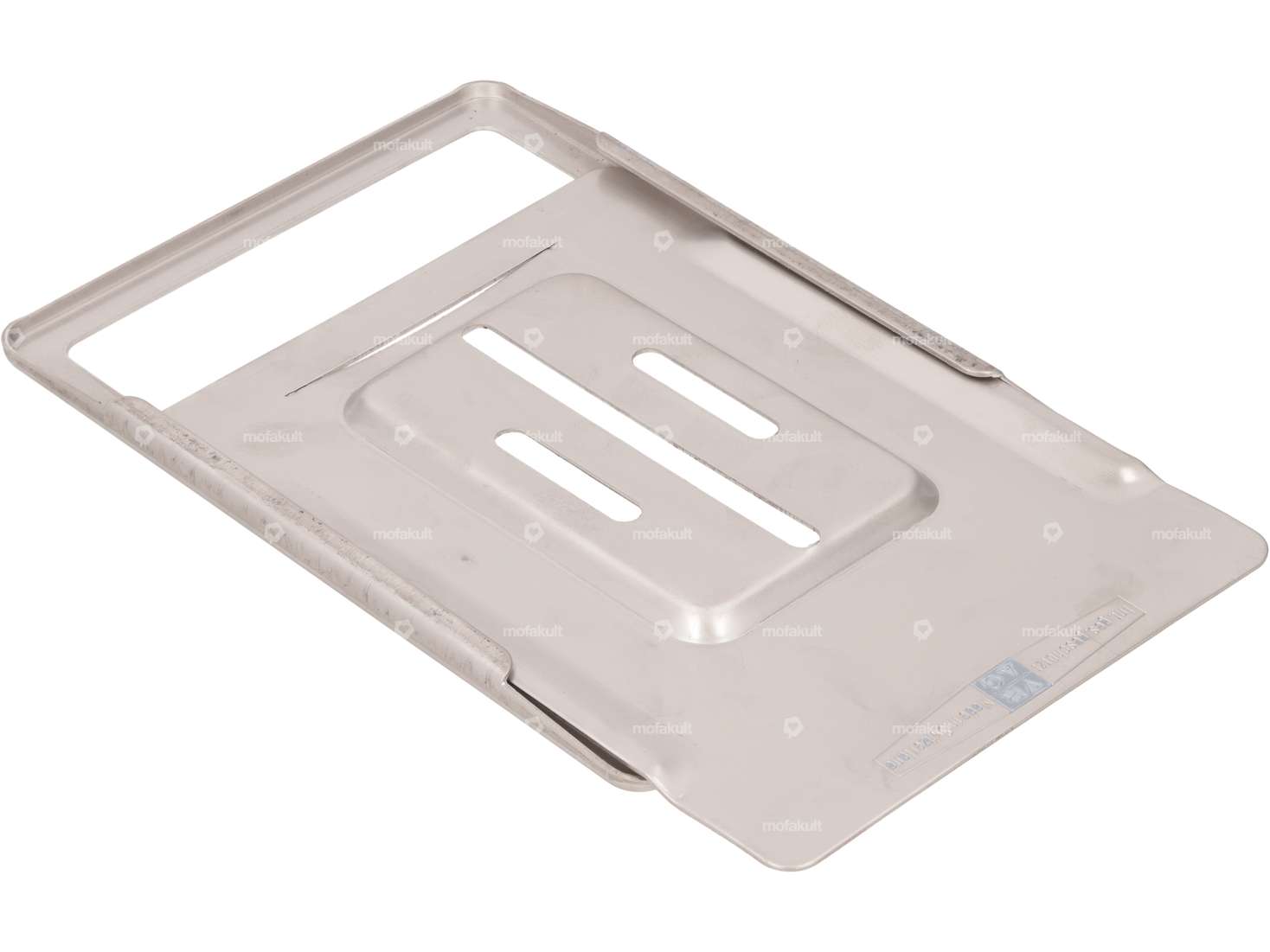 Support de plaque d'immatriculation (avec cadre) Inox (version CH) Carousel Image 2