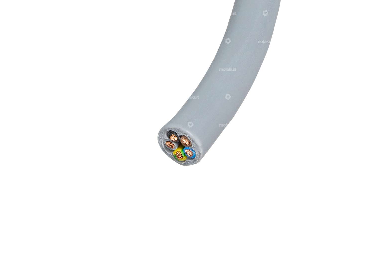 Cavo di alimentazione a 5 conduttori grigio 0,75 mm² (al metro) Carousel Image 2