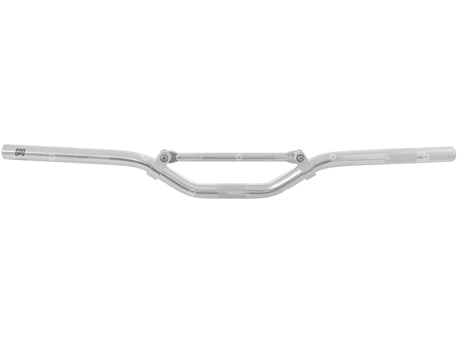 GPO Rennlenker Gabelplatte 7 cm Aluminium silber Carousel Image 1