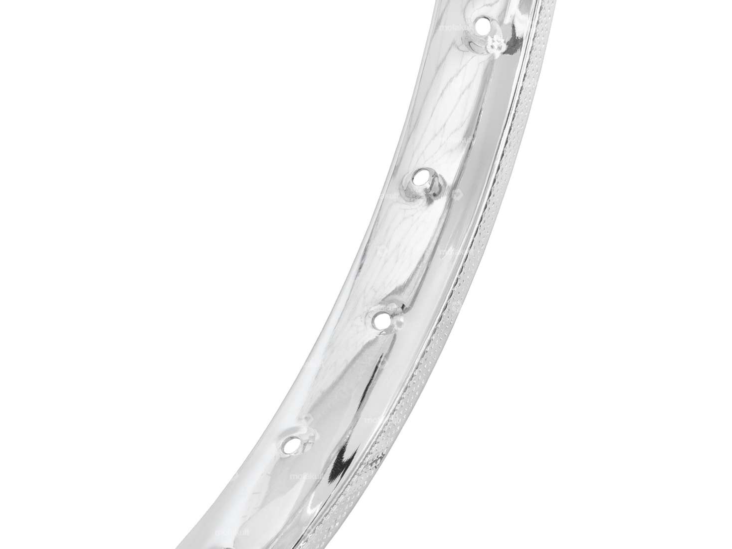 Anneau de jante 1.20 x 17" (28 trous) chrome | Piaggio Ciao P, SC Carousel Image 2