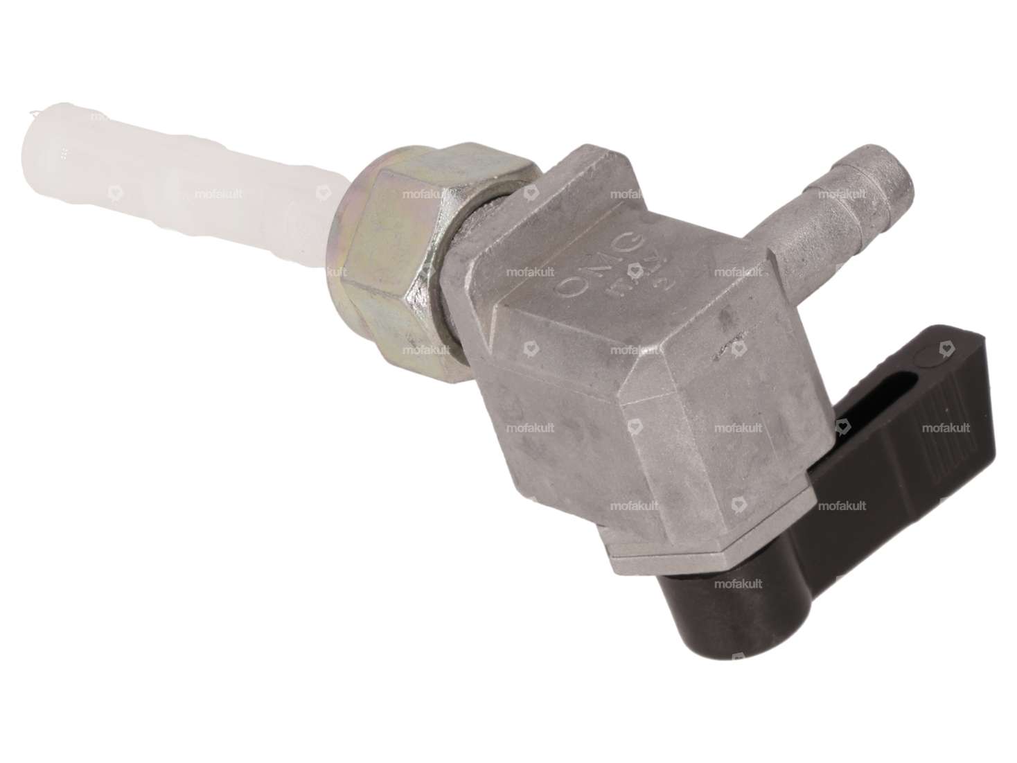 OMG robinet d'essence vertical M12x1 (avec écrou) sortant à gauche Carousel Image 3