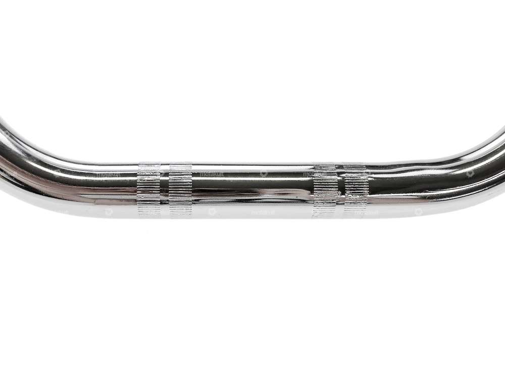 Piastra manubrio forcella 13 cm motocross cromo Carousel Image 3