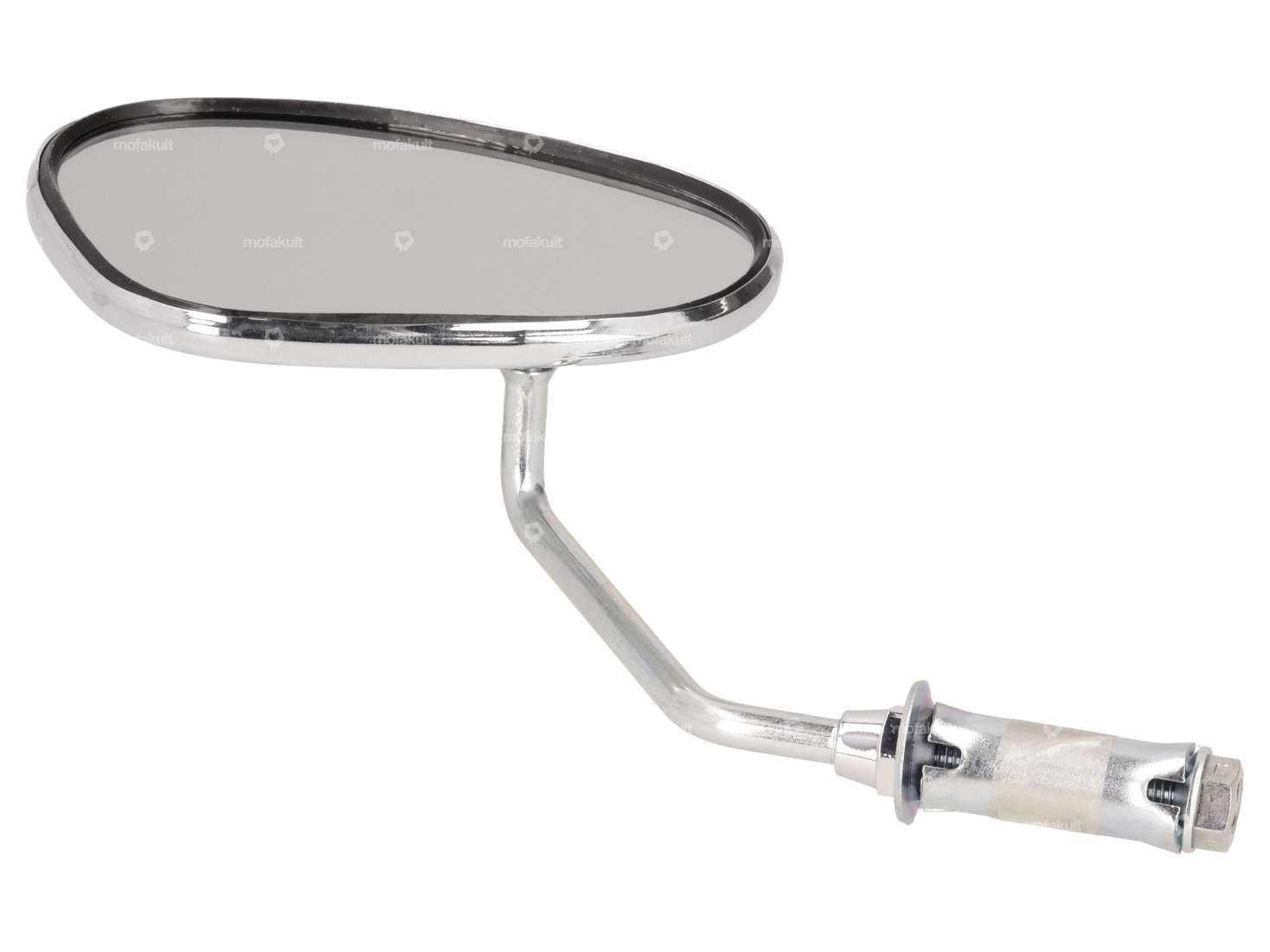 Bumm specchio ovale sinistro versione plug-in cromo Carousel Image 2