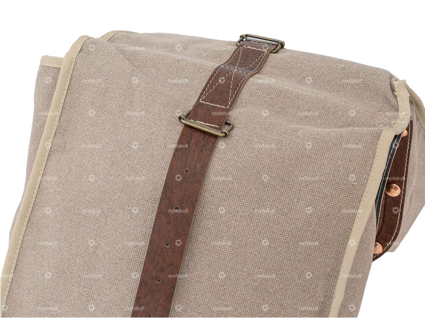 Gepäcktasche Oldschool braun Carousel Image 3