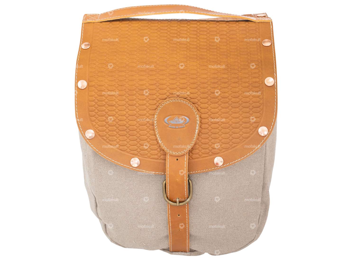 Borsa per bagagli Oldschool miele Carousel Image 2