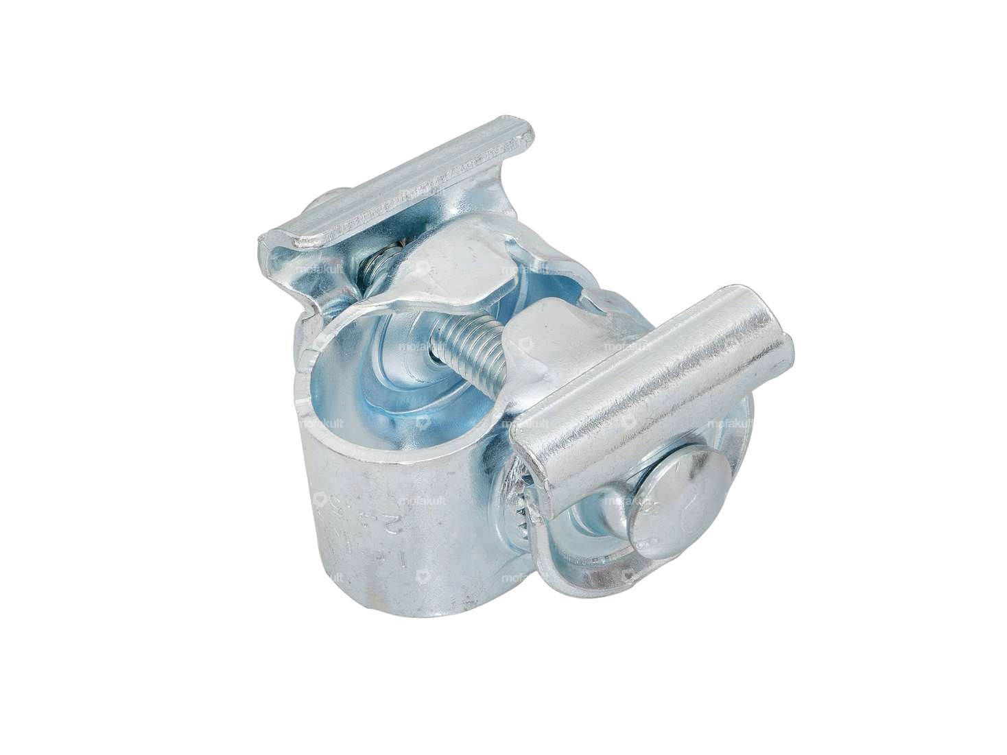 Sattelklemme verzinkt (für runde Führungsschienen) Carousel Image 1