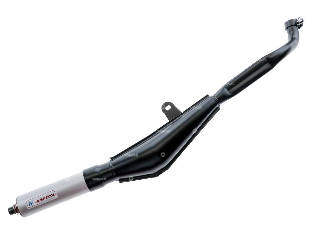 Jamarcol Mini Auspuff schwarz | Piaggio Ciao, Bravo Carousel Image 1