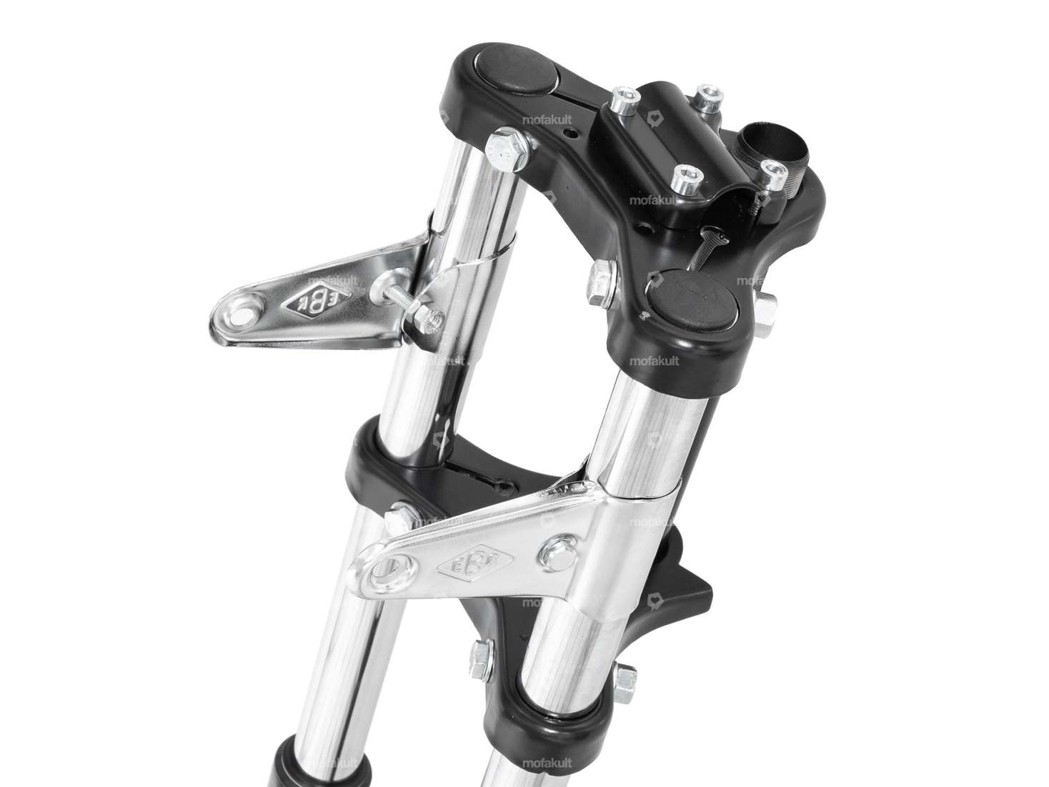 EBR fork telescopic (long) with lugs black | Puch Carousel Image 3