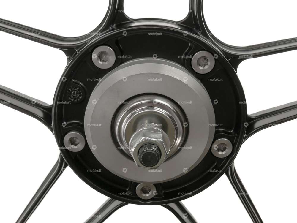 Set ruote anteriori in ghisa nere | Puch Maxi, Supermaxi, X30 NG-2AH Carousel Image 5