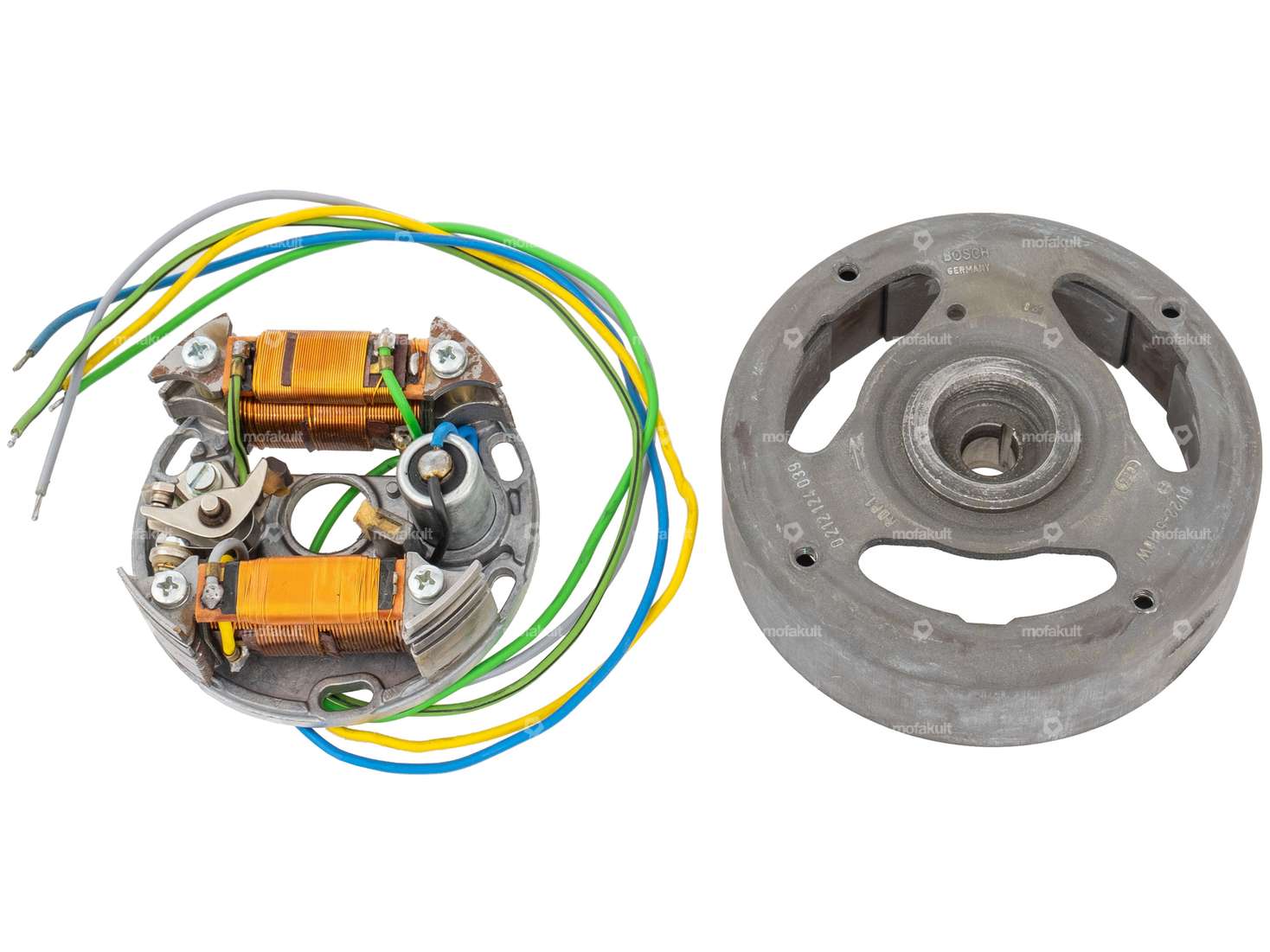Bobina di accensione esterna in senso orario / bobine supplementari 6V 22-5 / 10W NOS Carousel Image 1