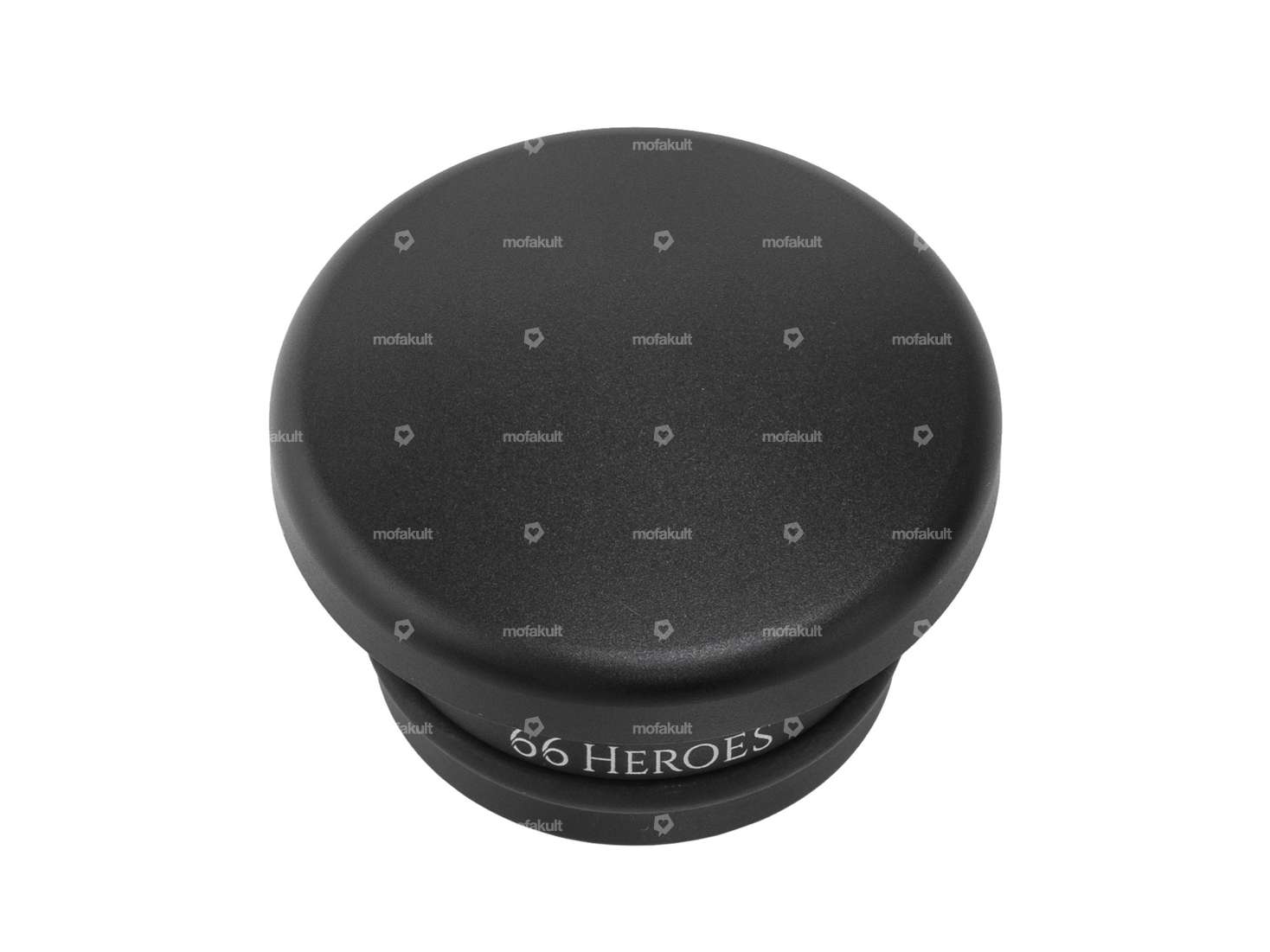 66HEROES Tankdeckel Alu rund schwarz | Piaggio SI Carousel Image 1