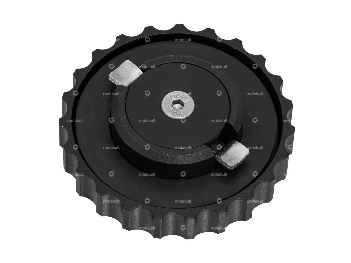 66HEROES tappo serbatoio carburante "Sachs" a baionetta 40 mm nero Carousel Image 2