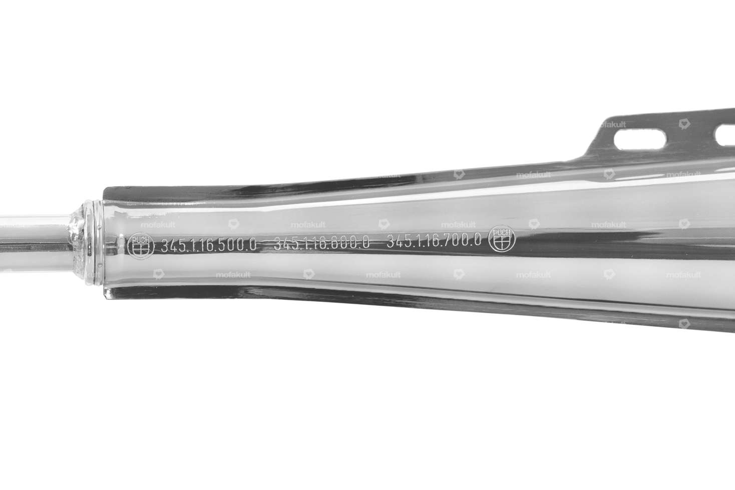 Scarico GPO 22 mm mimetico 2 pezzi | Puch Supermaxi LG1, LG2 Carousel Image 2