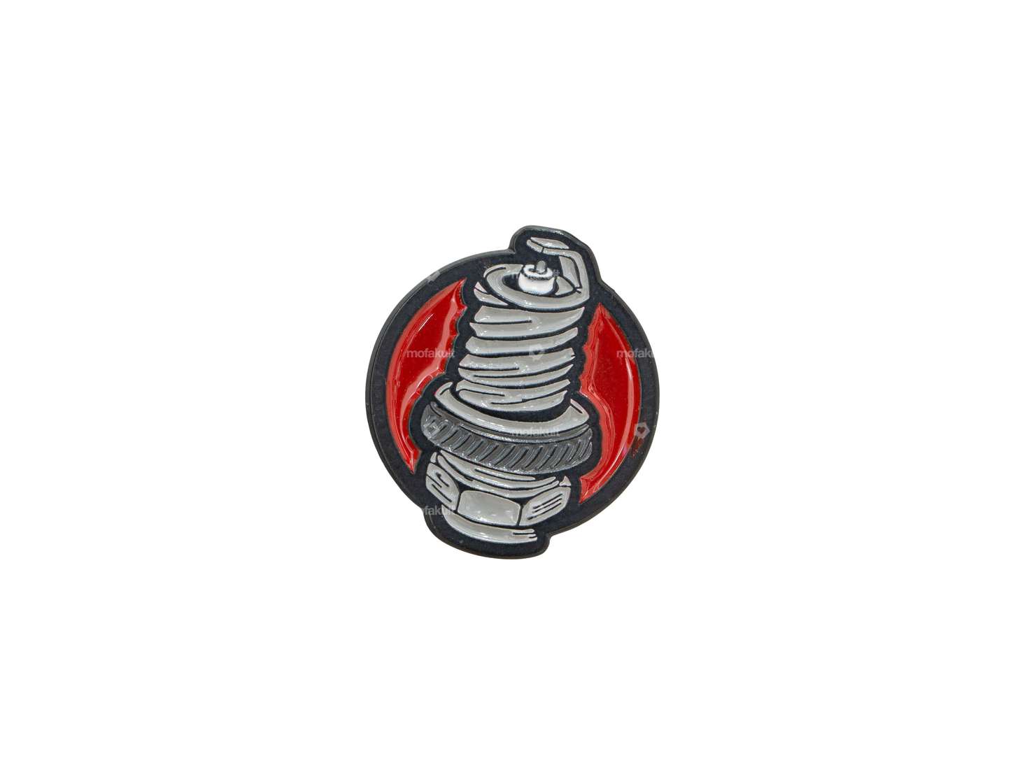 mk-Merch Pin «Zündkerze» 18 x 20 mm Carousel Image 1