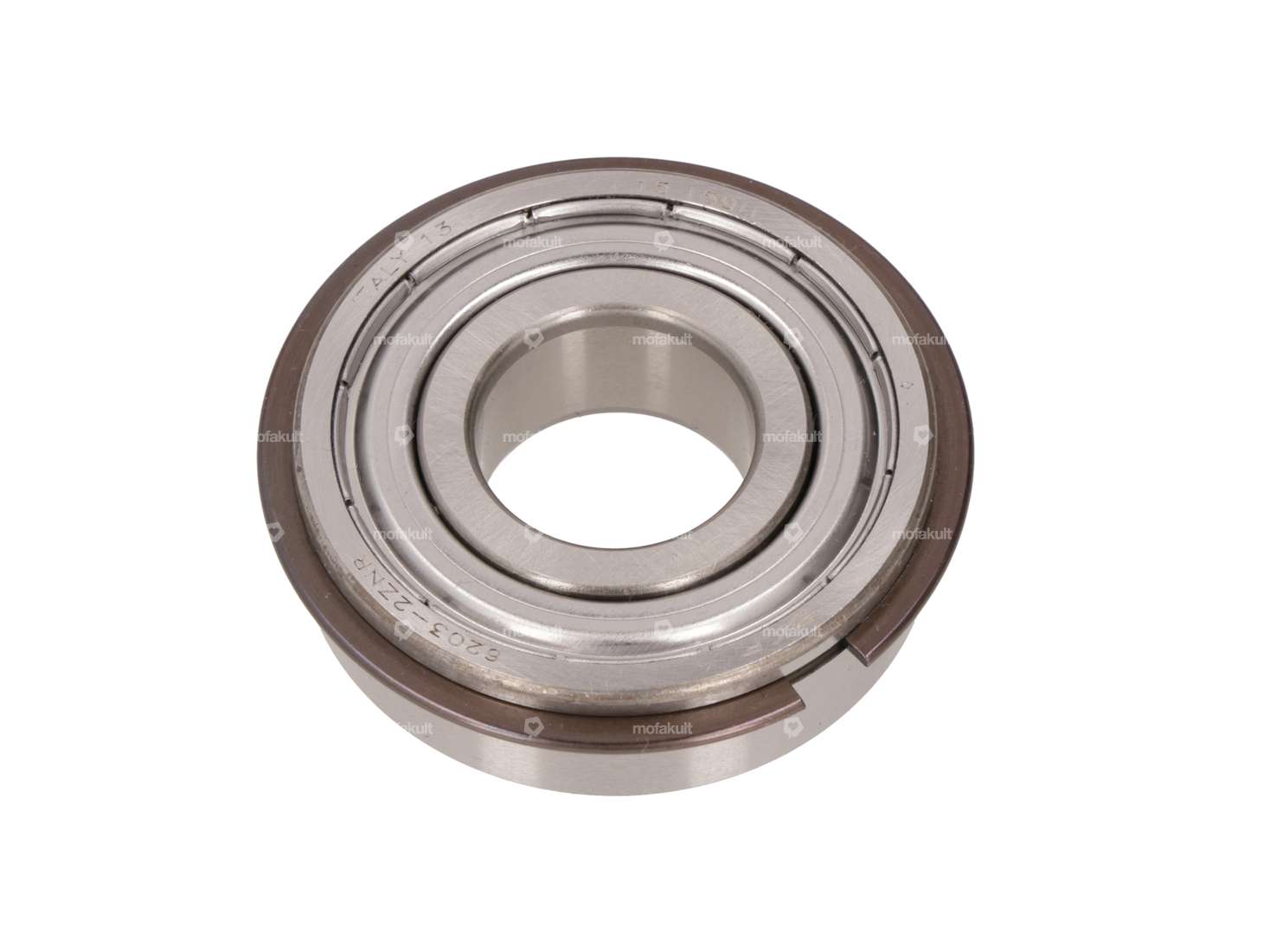 SKF 6203 2ZNR Cuscinetto a sfere 17/40/12 con anello esterno del cuscinetto Carousel Image 1