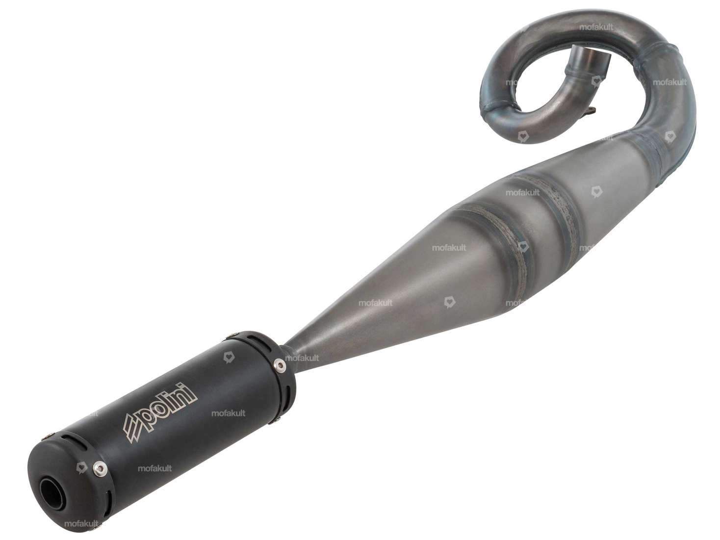 Polini EVO Auspuff (27 mm Anschluss) | Piaggio Ciao, SI, Bravo, Boxer Carousel Image 2