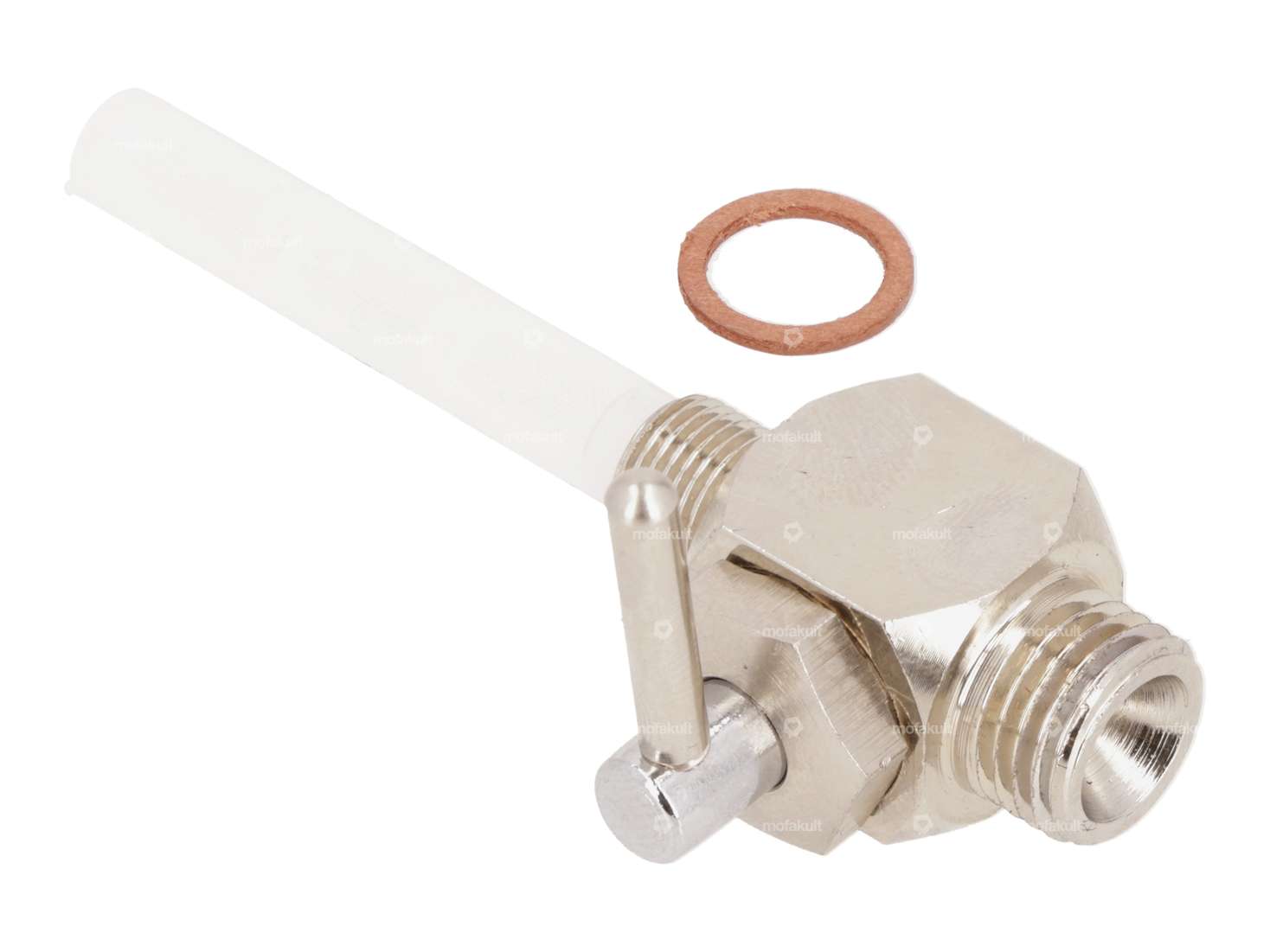 OMG fuel tap vertical 1/8" / M10x0.9 bottom outlet Carousel Image 2