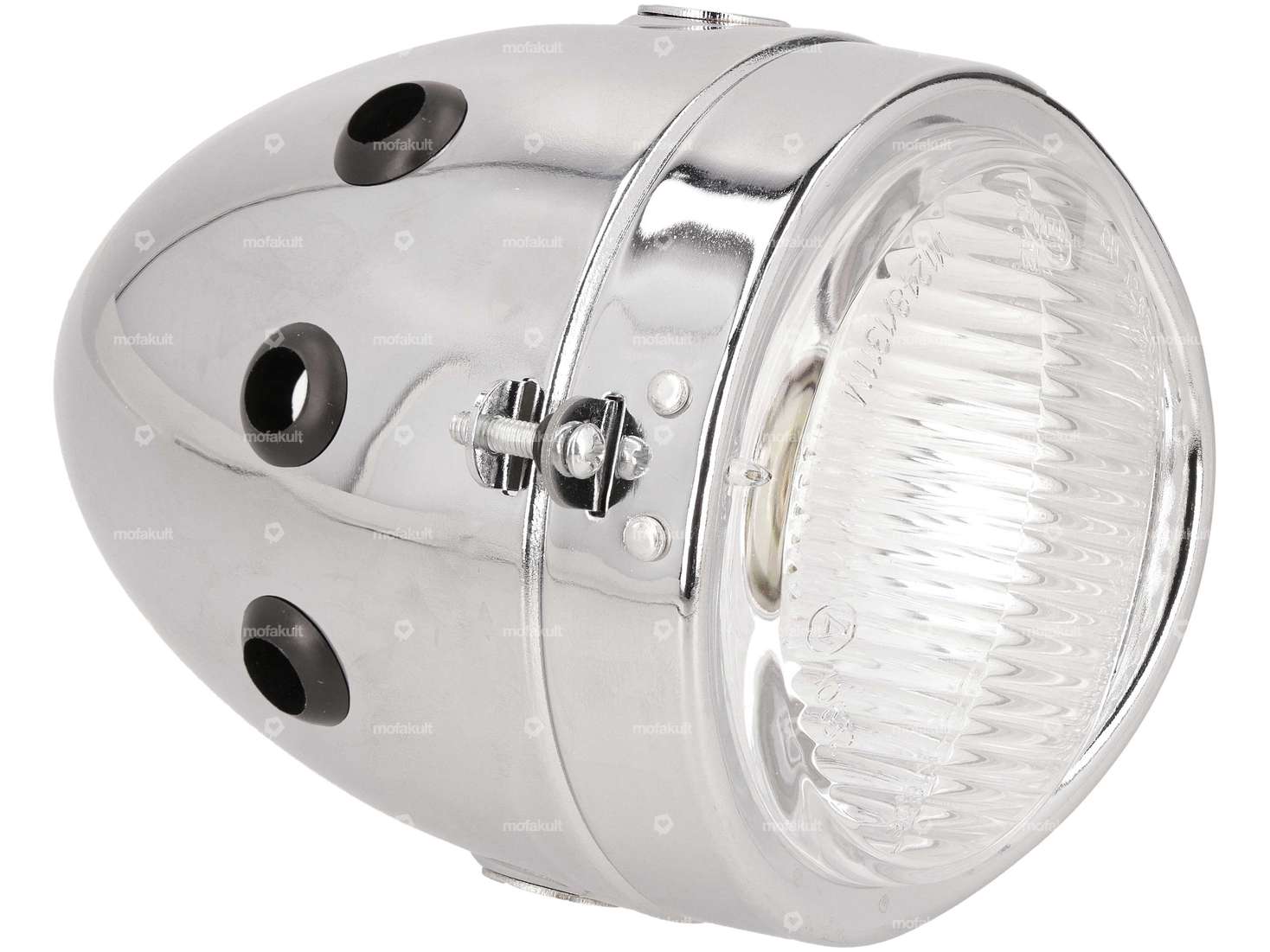 Eierlampe Ø 103 mm (seitliche Befestigung) Chrom Carousel Image 3