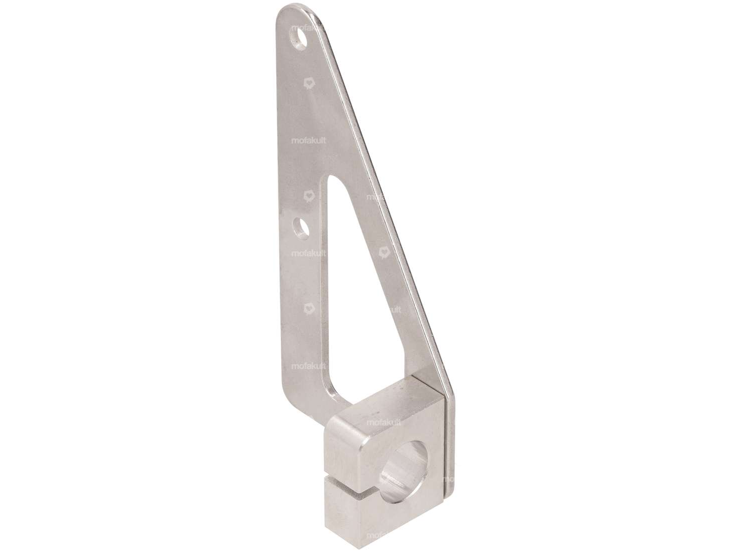 66HEROES Support de plaque d'immatriculation latéral droit (version CH) Inox Carousel Image 1