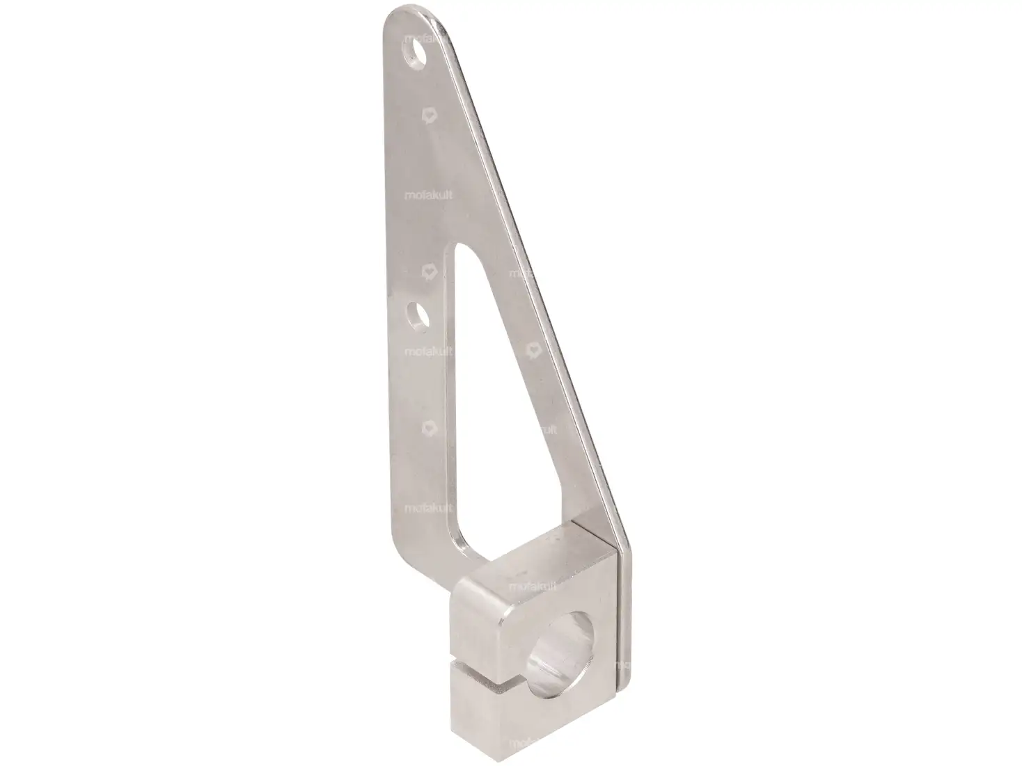66HEROES License plate holder side right (CH version) Inox | mofakult