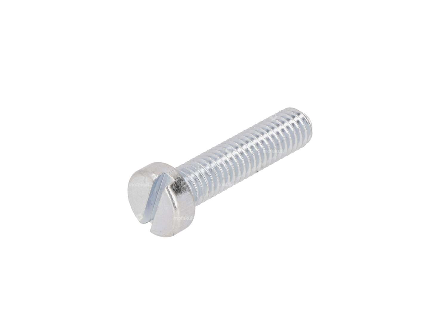 Vis M6x25 tête cylindrique fendue zinguée Carousel Image 1