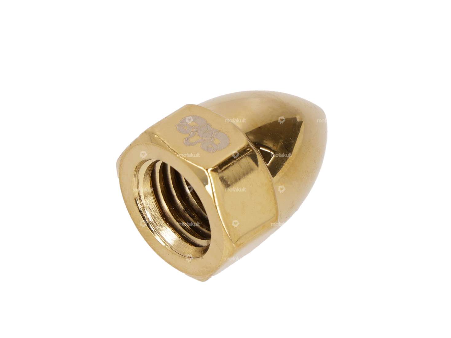 66HEROES Écrou pointu "Bullit" M5 - M12 or Inox Carousel Image 2