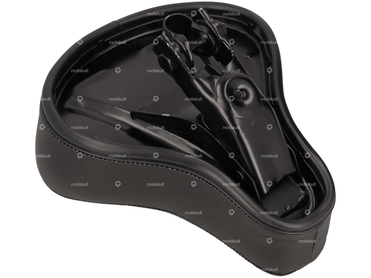 selle "PUCH" inscription ressort fort noir Carousel Image 2