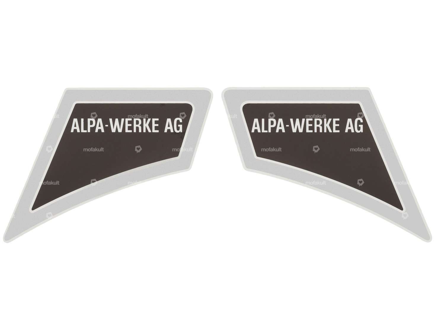 Set di adesivi Alpa-Werke AG Chrome | Alpa Black River Carousel Image 1